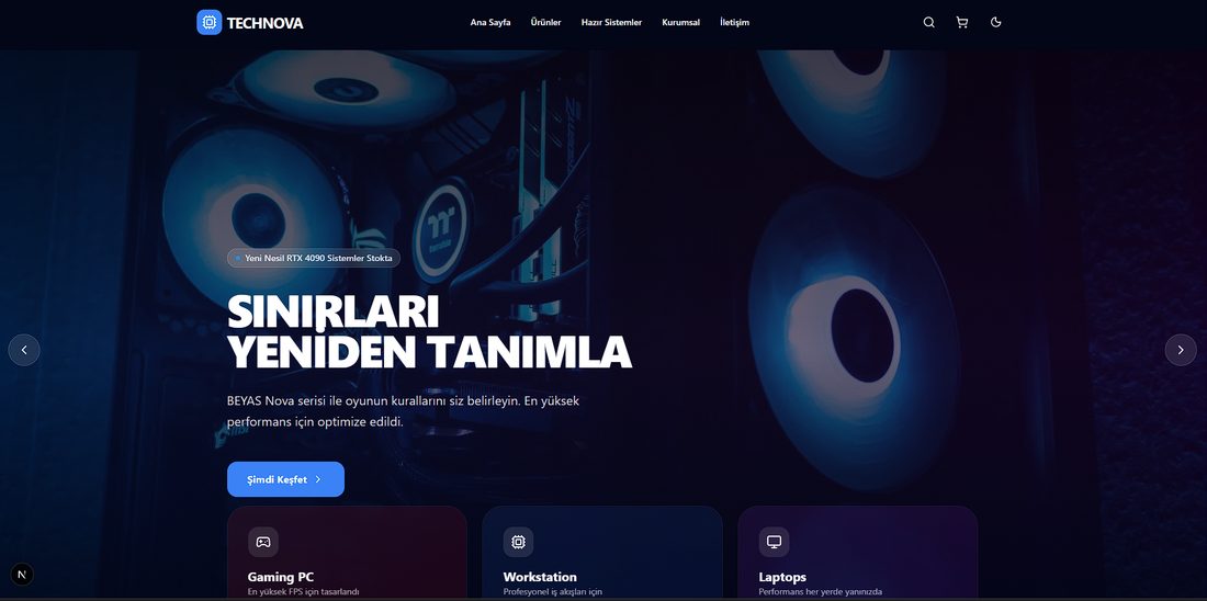 Technova mağaza tasarımı